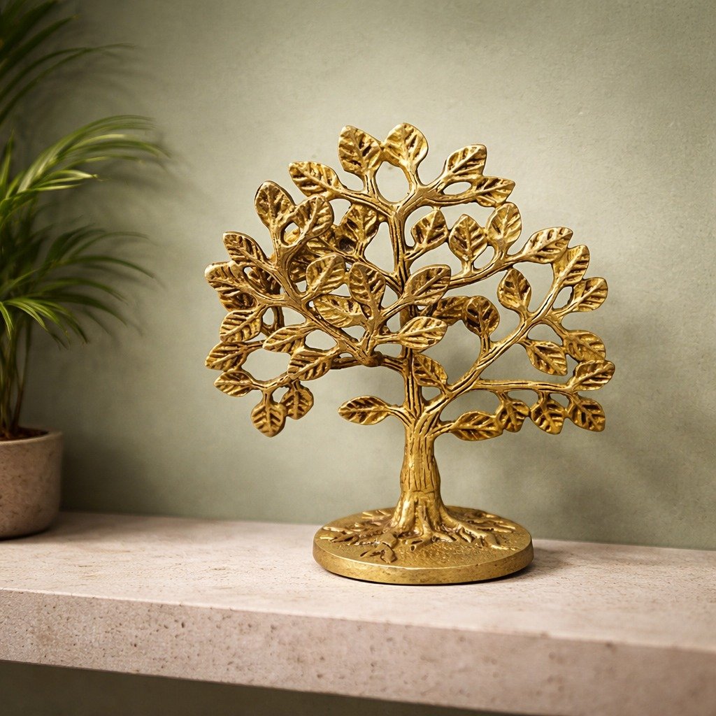 Brass Ganesh Idol - 3 inch